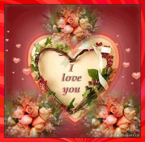 I love you my love